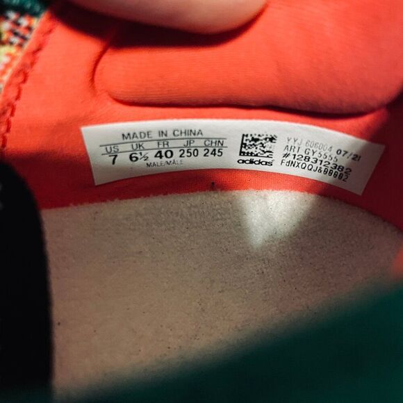 adidas UltraBoost 21 x Palace Black Multicolor 2021 - GY5555 Mens 7 US 40 EUR - Picture 15 of 15